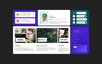 Decard. Design elements. bento design ui ux web design