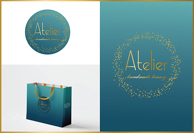 Luxury Branding & Packaging Design | Logo Shopping Bag & Sticker luxury brand design startup branding