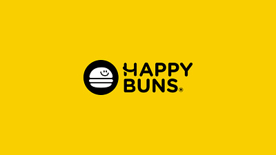 HAPPY BUNS Logo adobe illustrator brand design brand identity branding concept design graphic design ico icon illustration illustrator logo logotype naming vector visual identity