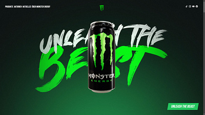 3D Product Landing Page 3d animation drink energy gsap landing page next.js product react three fiber soda can three.js website