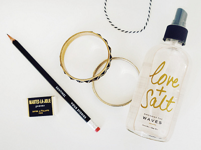 Love + Salt Packaging beauty branding packaging