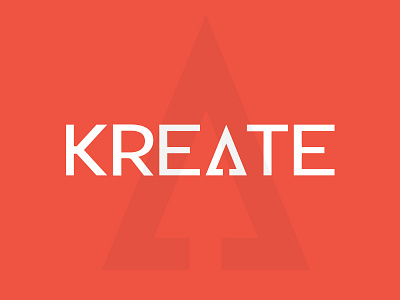 Kreate Logo branding design digital agency kreate logo logotype website