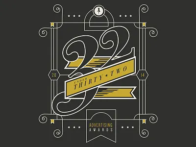 32 Under 32 Advertising Awards advertising award brand design identity logo show