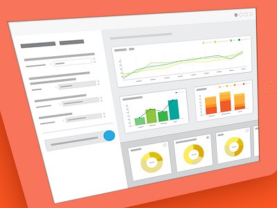 Calculation & results calculator charts data visualization graphics graphs illustration ui ux