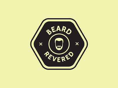 Beardrevered Badge badge branding logo