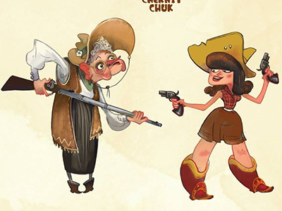 Cowboy character cowboy western