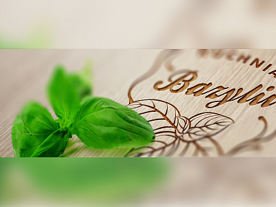 cover photo for food blog basil blog engrave food foodporn kitchen minimalism wood