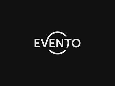 Evento new identity evento flat identity logo minimalist new simple