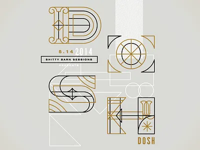 With the Quickness lines shapes type