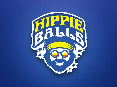 Hippie Balls balls golf hippie logo