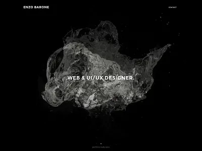 Landing page clean designer italy landing page minimal personal portfolio uiux