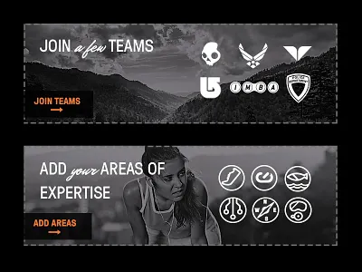 Promotive New Member Onboarding card categories expert icons organizations product signup ui