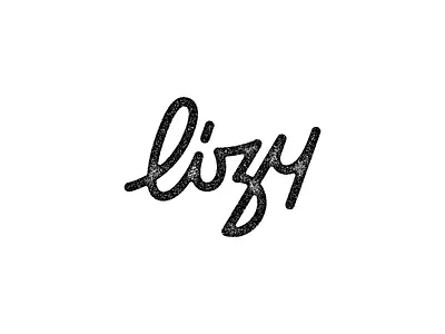 Lizy branding lettering logo logotype