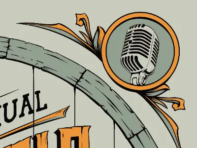 New poster in the works! beer bruegala illustration music poster screenprint