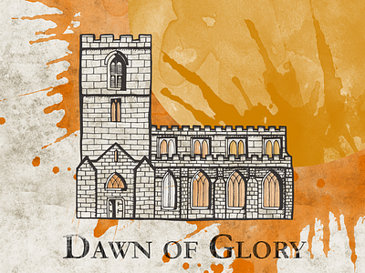 Worship Album Cover album art cover dawn folk illustration music sun watercolour worship