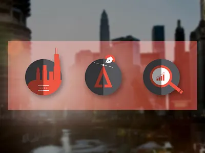 Kreate Icons branding chicago design digital agency icons logotype website