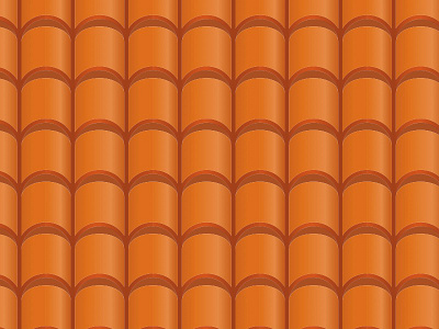 Terracotta Roof Pattern orange pattern repeat roof terracotta