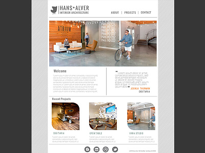 Hans Dribbble graphic design layout web design