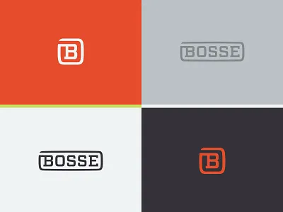 Bosse Tools b icon bosse brand identity branding color logos manufacturing tools