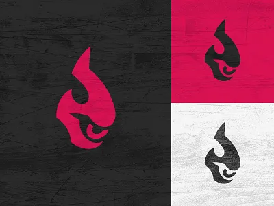 Evil Eye eye fire flame icon illustration logo steve bullock