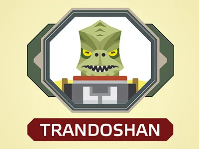 Trandoshan bosk illustration star wars trandoshan vector