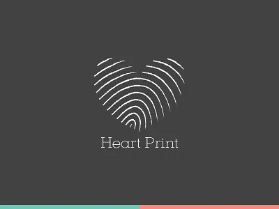 Heartprint brand finger print getbranded.org heart logo