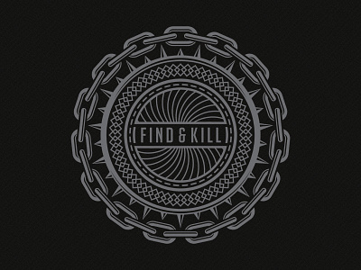 Vicious Art - Find And Kill apparel chain clothing deonic tshirt vector vicious art