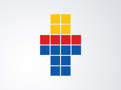 Tetris Digital Logo logo