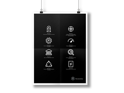 Icons for Mercedes-Benz South Africa design icons lead lean processes mercedes benz poster