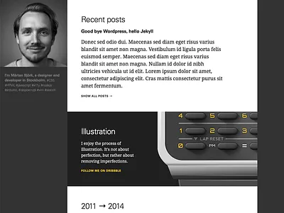 New website layout layout univers