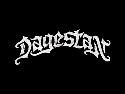 Dagestan dagestan lettering logo logotype sketch type typography