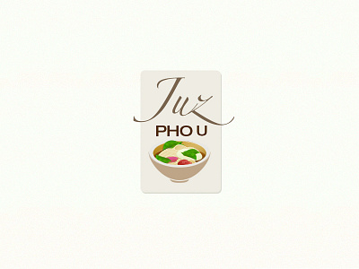 Logo Design - JuzPho U design font logo typography vietnamese