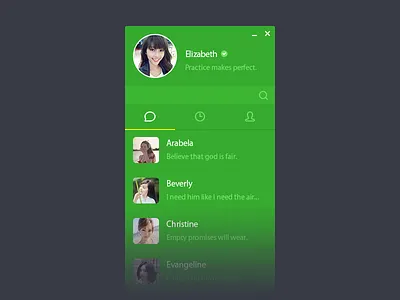 Chat software practice.