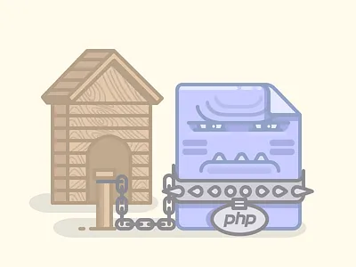 PHP Dawg dog file fun humor illustration php programming vector