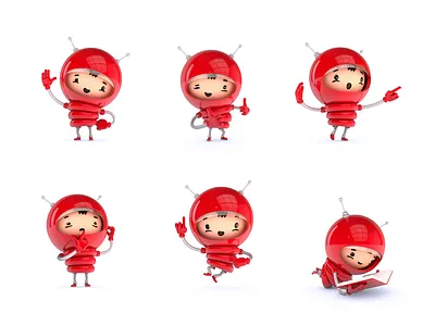 Astronaut Boy 3d astronaut boy c4d cinema 4d mascot rendering space