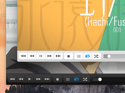 VLC on Yosemite : bottom bar buttons mac media player osx vlc yosemite