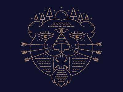 Dribbble Intro gold monoweight panther