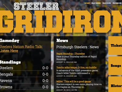 Steelergridiron steelergridiron.com