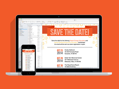 Workshop Save the Date Email date email energy hawaii need