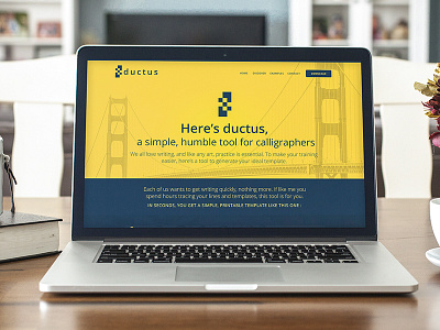 Ductus - A simple tool for calligraphers calligraphy guide lines template