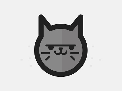 Snark Cat card duotone icon illustration vector