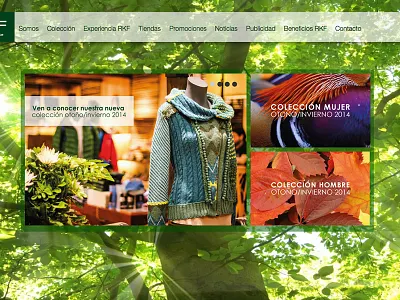 RKF OUTDOOR front end natural outdoor web design wordpress