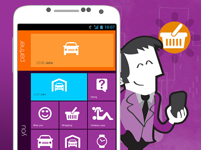 Jelou App app icon illustration jelou
