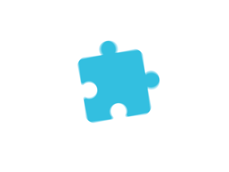 Puzzle Piece Loader animation doplgngr doppelganger flat loader picapart puzzle spin spinner ui