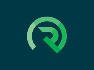 R Icon brand branding design icon icons logo logo design radar sonar