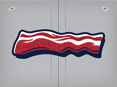 Lehigh Valley IronPigs "Bacon" bacon baseball ironpigs lehigh valley logo sports