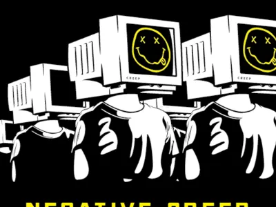 Negative Creep clone computer droid grunge mac monitor nirvana screen smile system