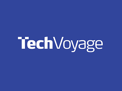 TechVoyage Logo Design blog crunch design logo magazine media publisher startup techvoyage