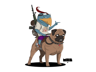 Pug Patrol dog midget patrol pug raider