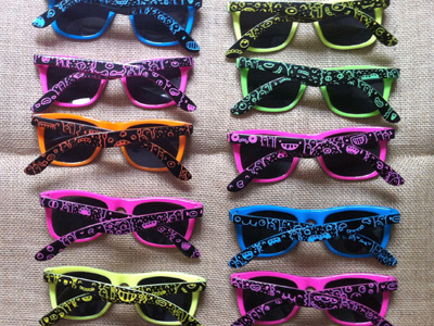 Glasses custom doodle glasses monster posca samnuts sun